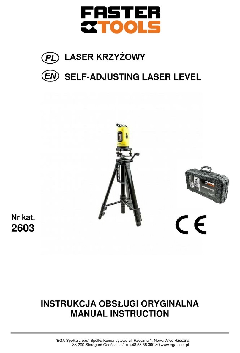 FASTER TOOLS 2603 User manual
