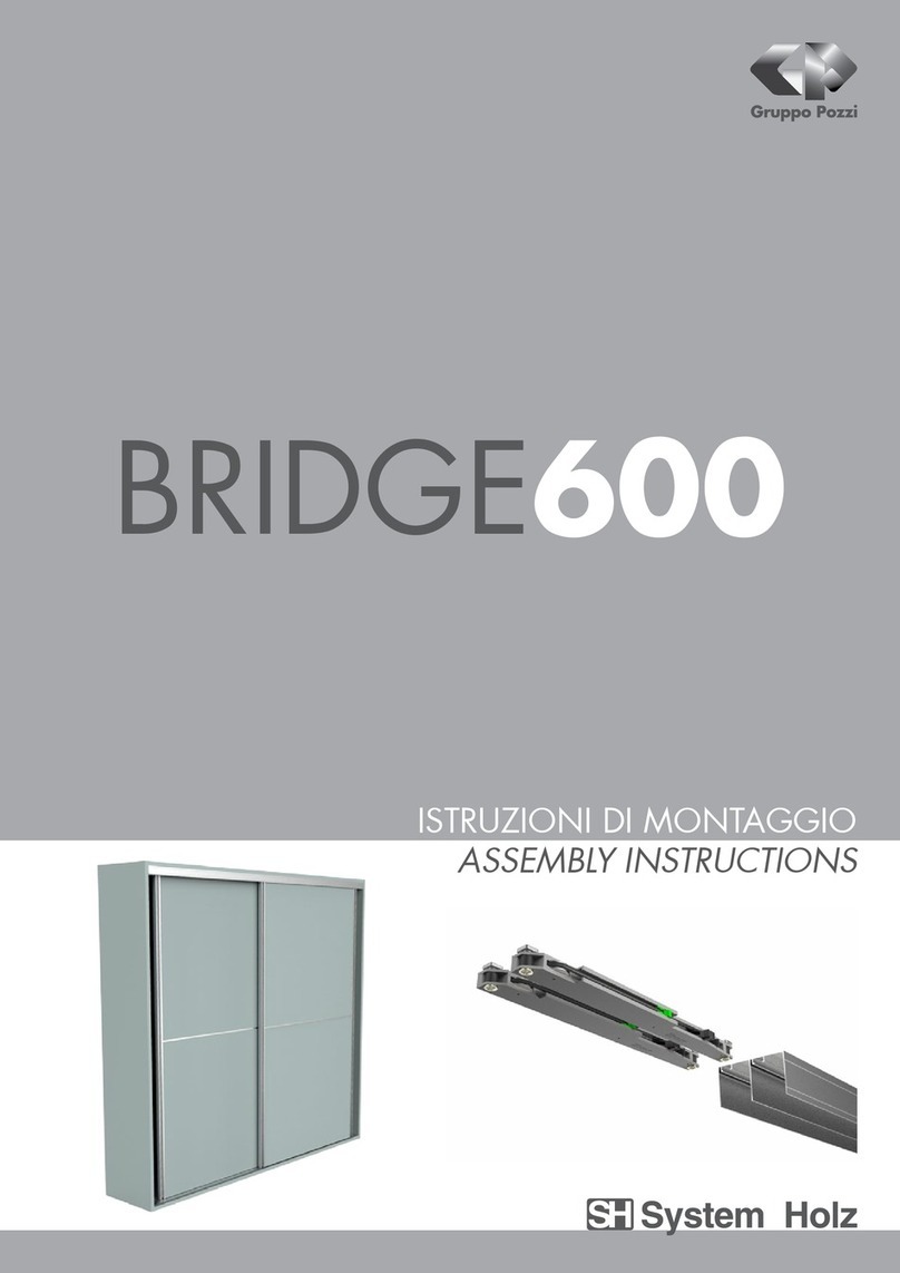 Gruppo Pozzi BRIDGE600 Assembly instructions