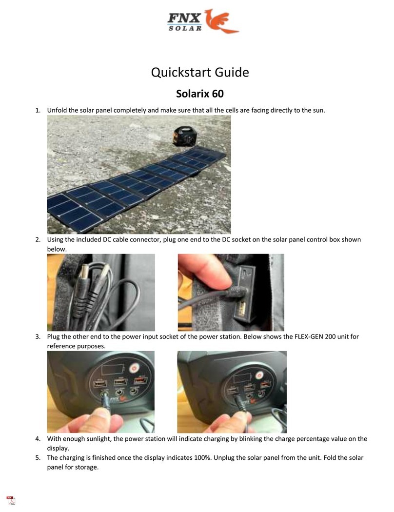 FNX Solar Solarix 60 quick start guide