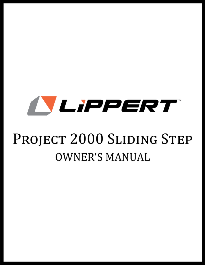 Lippert Project 2000 Sliding Step User manual Lippert Project 2000 Sliding Step User manual