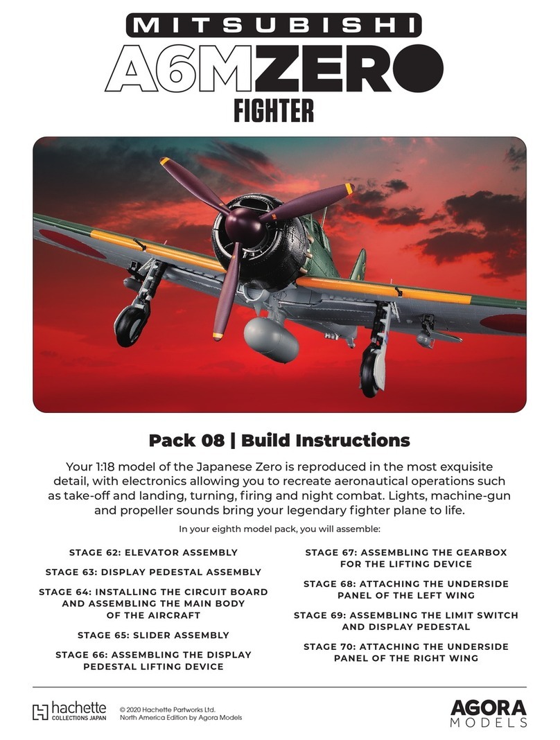 Agora Models Mitsubishi A6M ZERO Fighter Manual