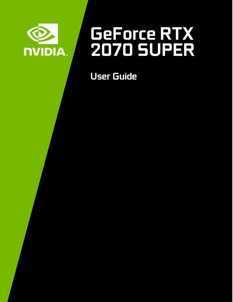 Nvidia GeForce RTX 2070 SUPER User manual