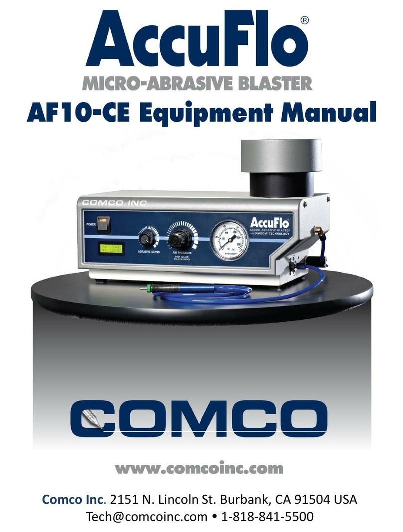Comco AccuFlo AF10-CE User manual