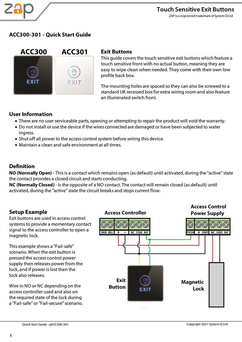 Zap ACC300 quick start guide