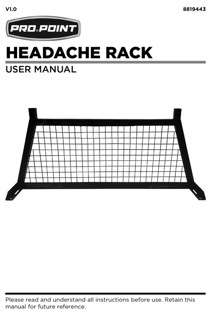 PROPOINT HEADACHE RACK user manual PROPOINT HEADACHE RACK user manual