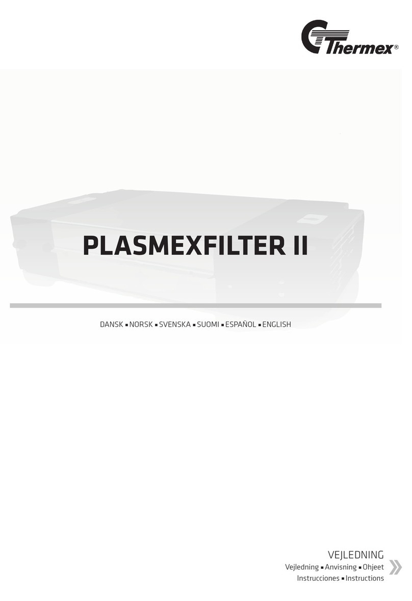 THERMEx PLASMEXFILTER II instructions