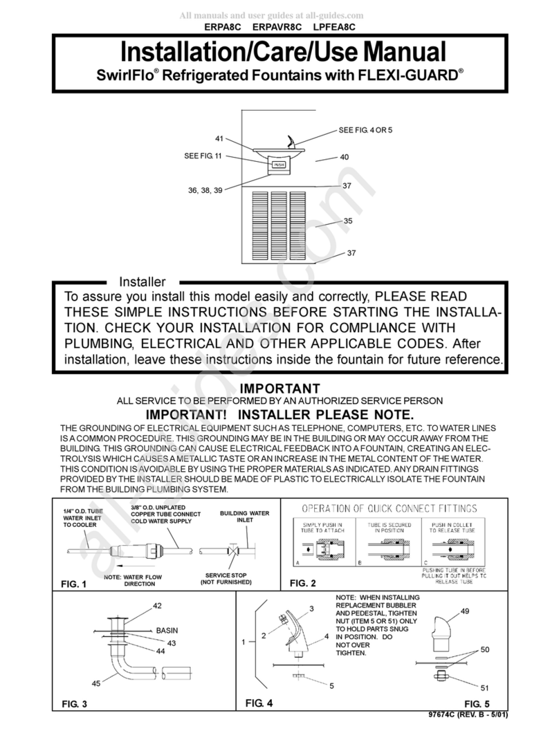 Elkay SwirlFlo ERPA8C Installation manual