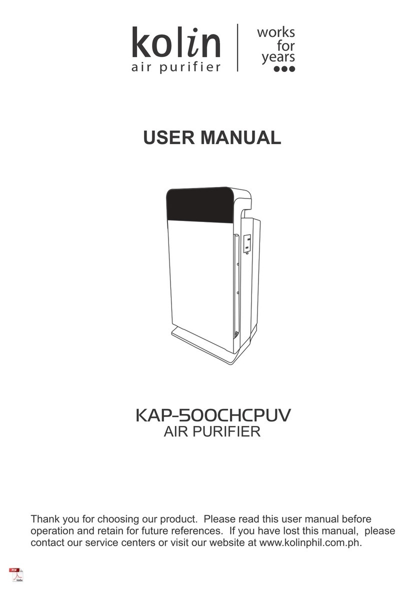 Kolin KAP-500CHCPUV user manual
