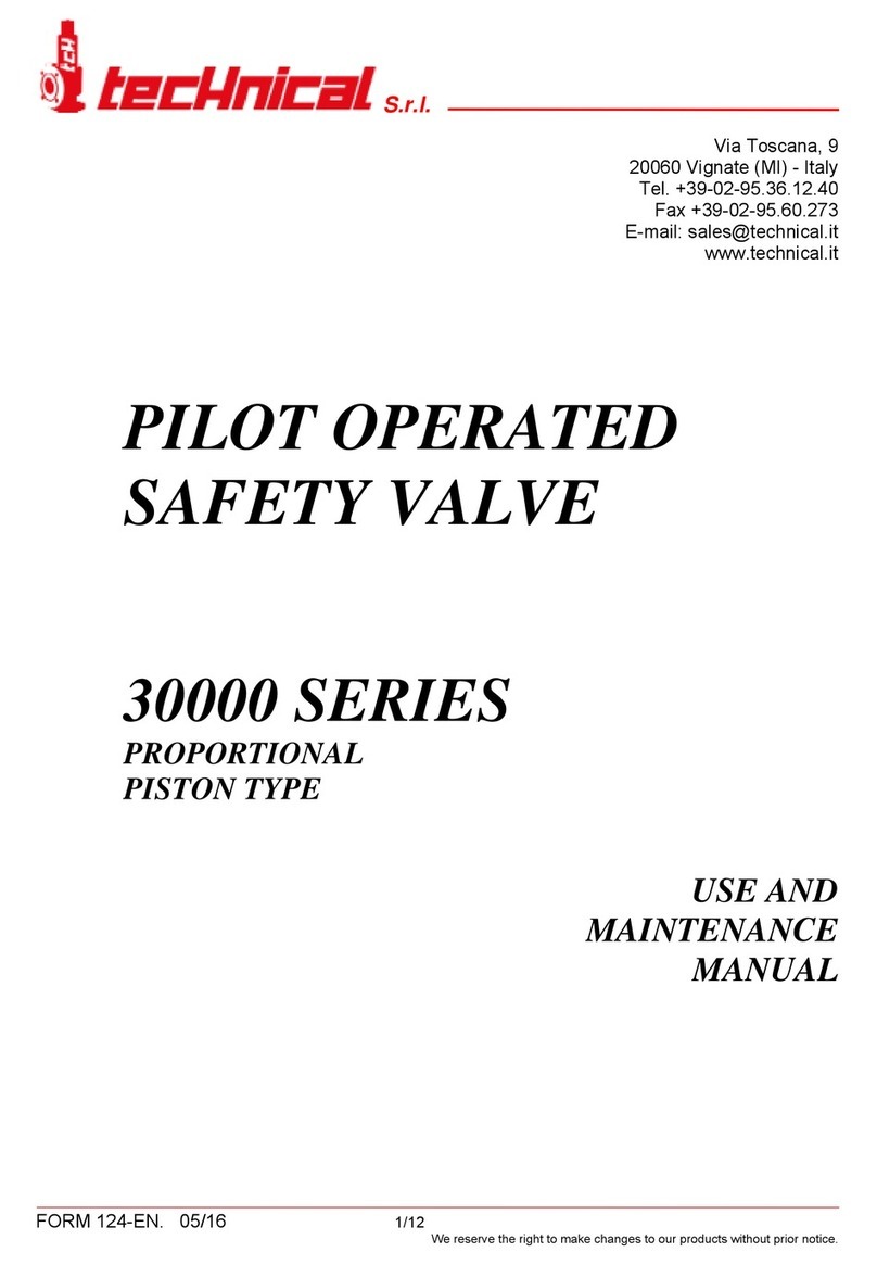 Technical 30000 Series Use and maintenance manual