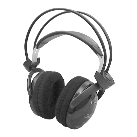 Sony MDR-IF630R User manual