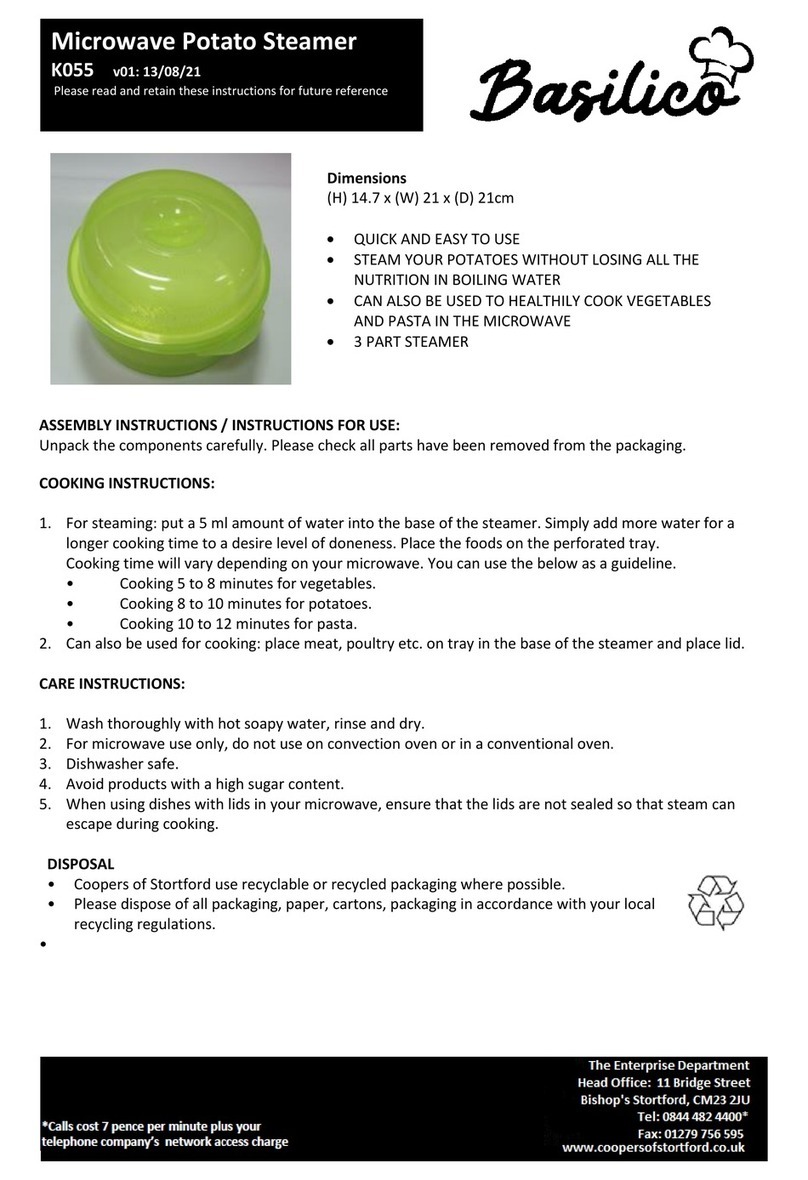 Basilico K055 instructions