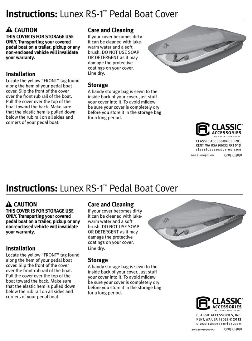 Classic Accessories Lunex RS-1 instructions