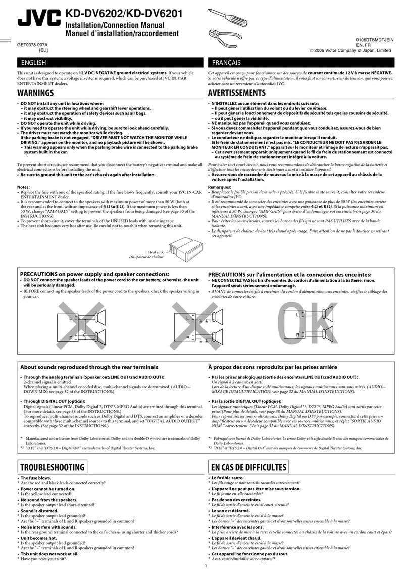 JVC KD-DV6202 User manual