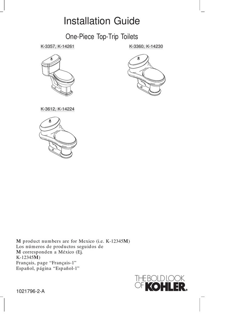 Kohler K-3357 User manual