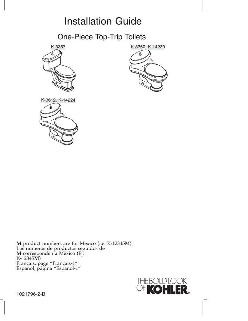 Kohler K-3357 User manual