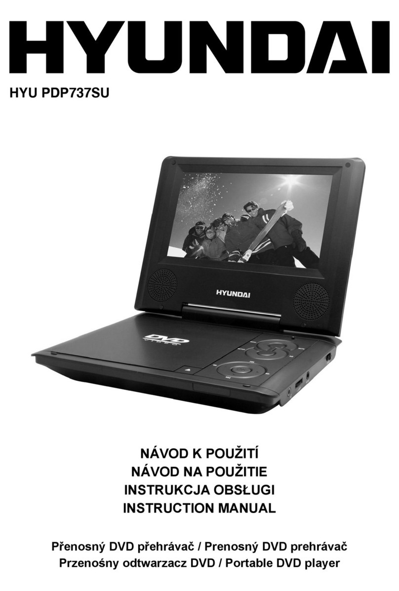 Hyundai HYU PDP737SU User manual