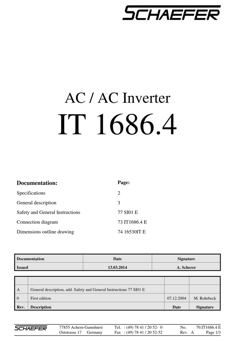 Schaefer IT 1686.4 General instructions