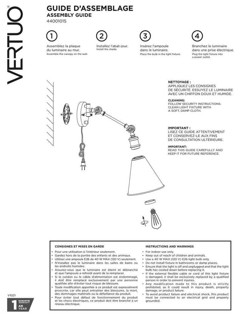 VERTUO 44001015 Assembly guide
