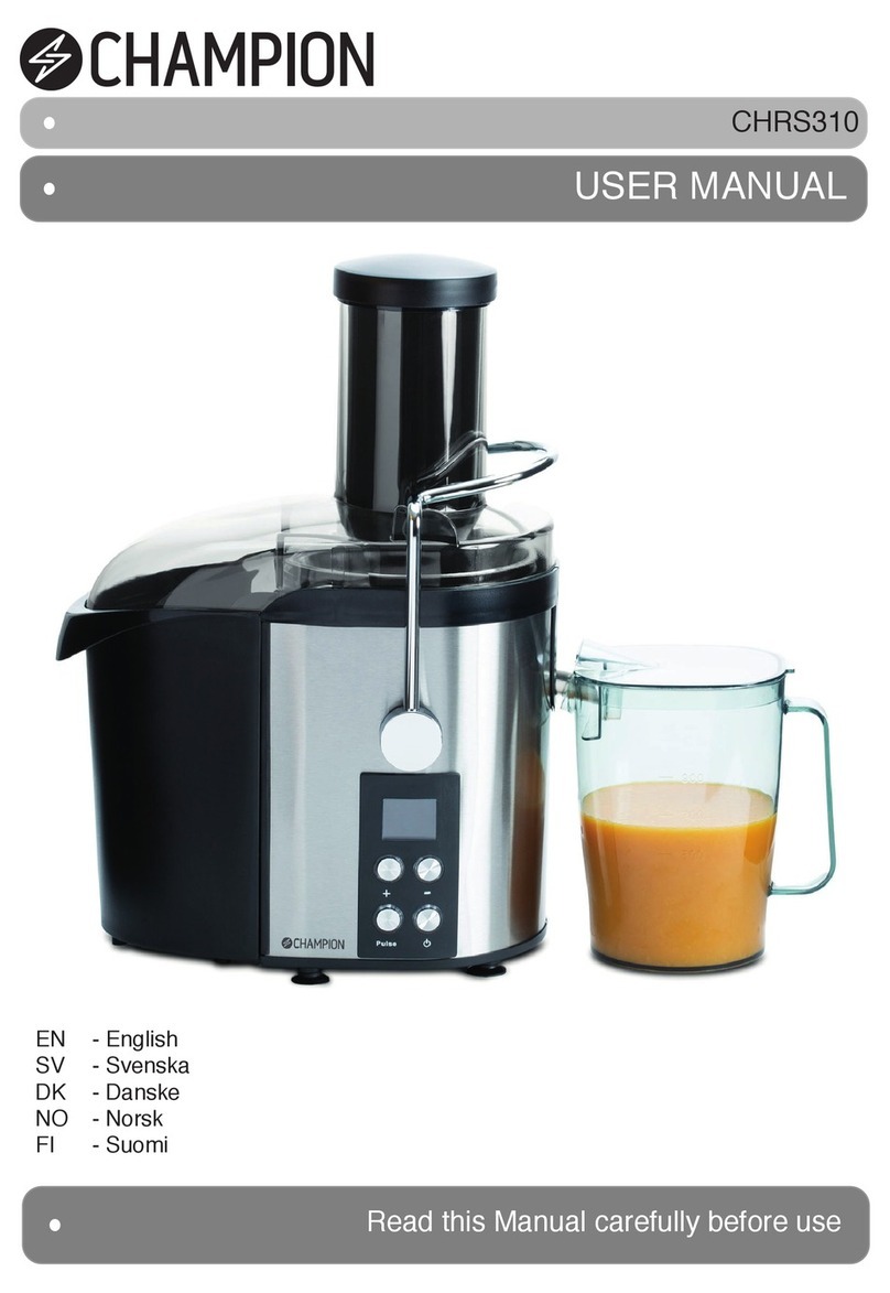 Champion CHRS310 user manual