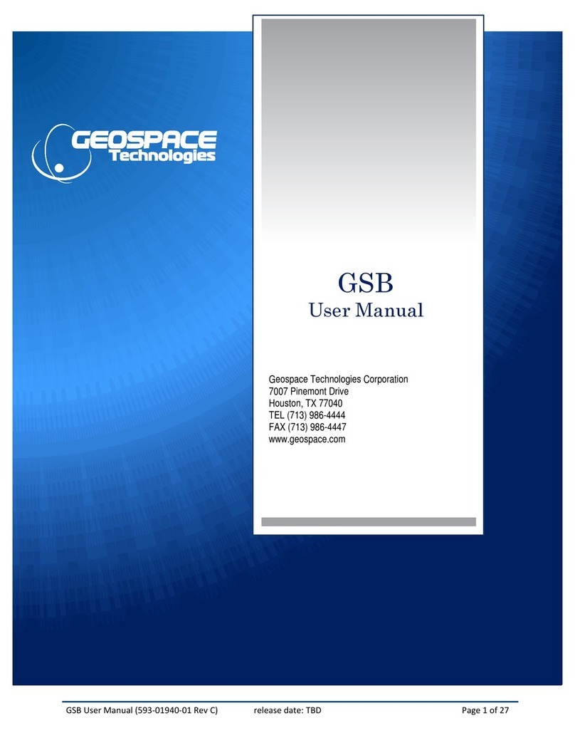 Geospace GSB user manual
