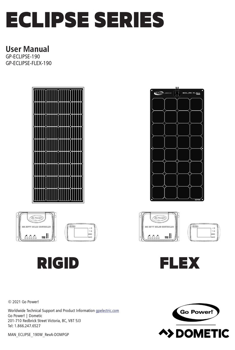 Dometic Go Power! ECLIPSE Series User manual Dometic Go Power! ECLIPSE Series User manual