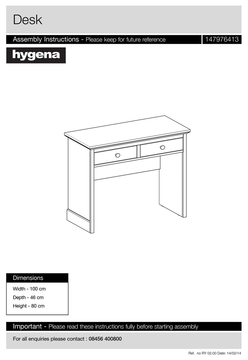 Argos hygena 147976413 User manual Argos hygena 147976413 User manual
