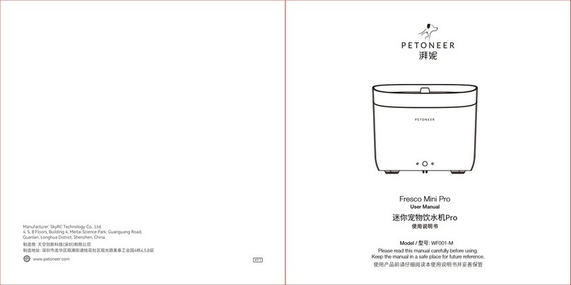 Petoneer Fresco Mini Pro user manual Petoneer Fresco Mini Pro user manual