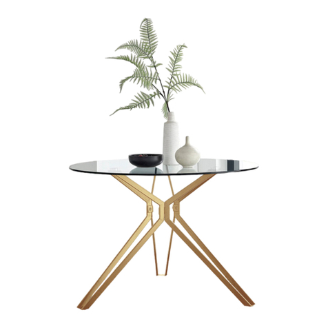 FURNITUREBOX EMPOLI DINING TABLE User manual FURNITUREBOX EMPOLI DINING TABLE User manual