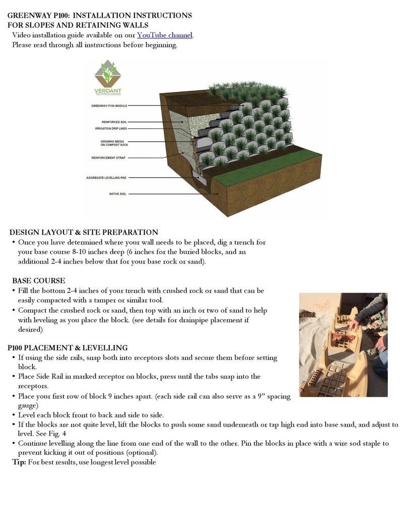 Greenway Home Products P100 installation instructions