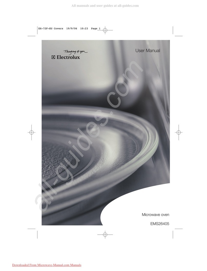 Electrolux EMS26405 user manual