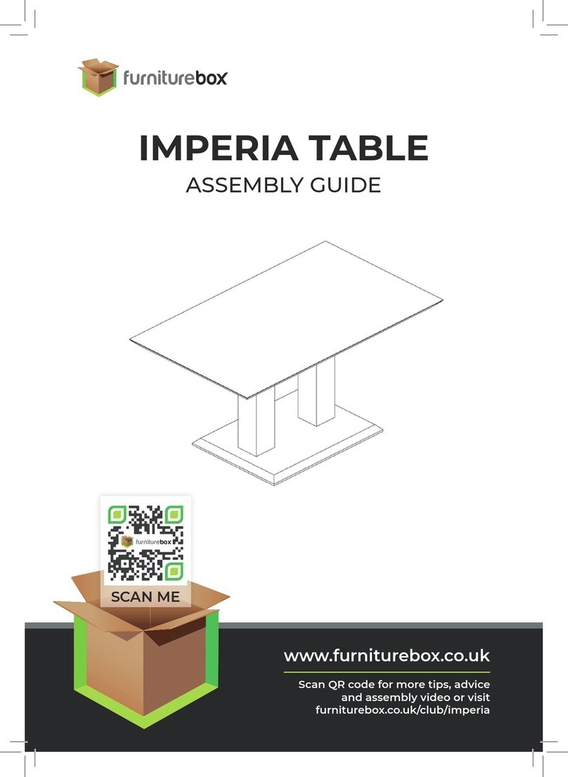 FURNITUREBOX IMPERIA TABLE Assembly guide FURNITUREBOX IMPERIA TABLE Assembly guide