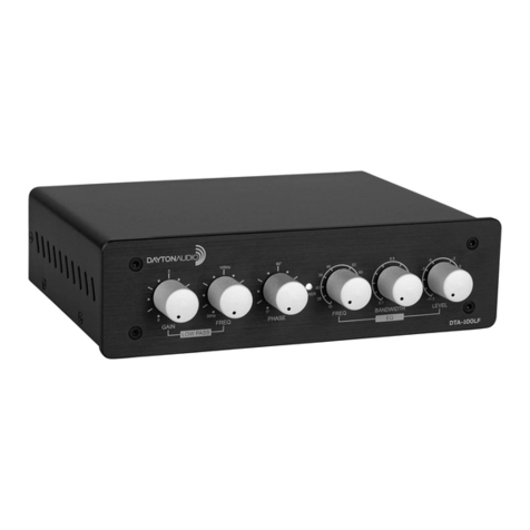 DaytonAudio DTA-100LF User manual