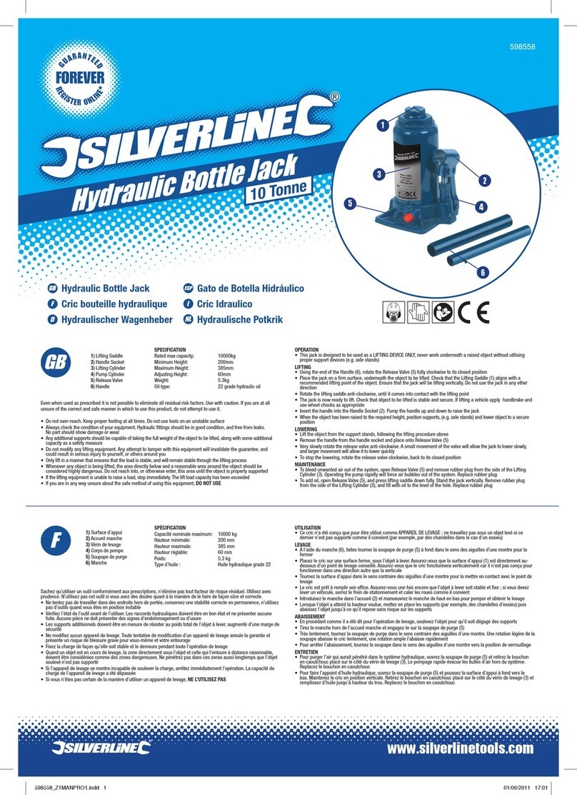 Silverline 598558 quick start guide
