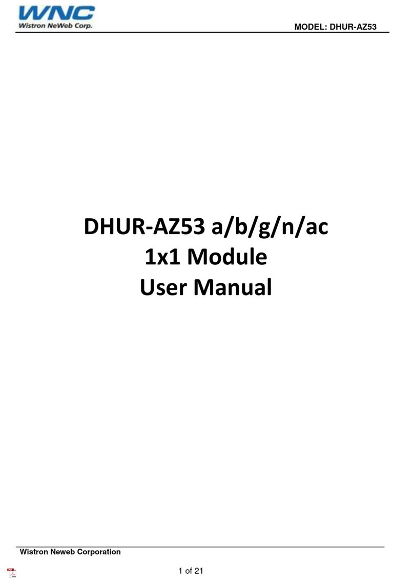 WNC DHUR-AZ53 user manual