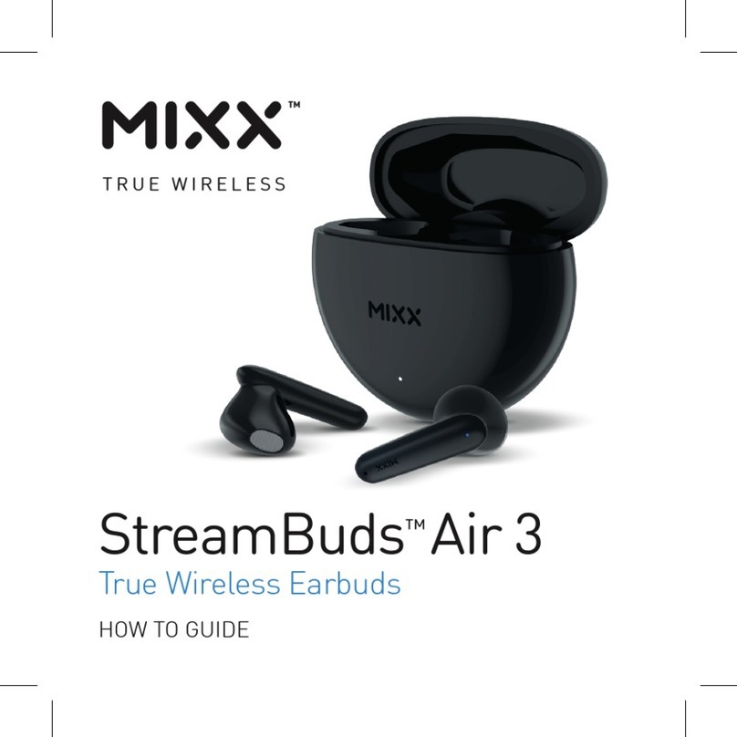 Mixx StreamBuds Air 3 How-to guide