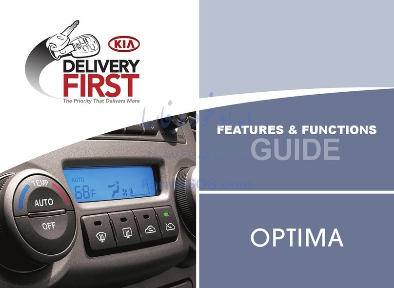 Kia Optima Features & functions guide