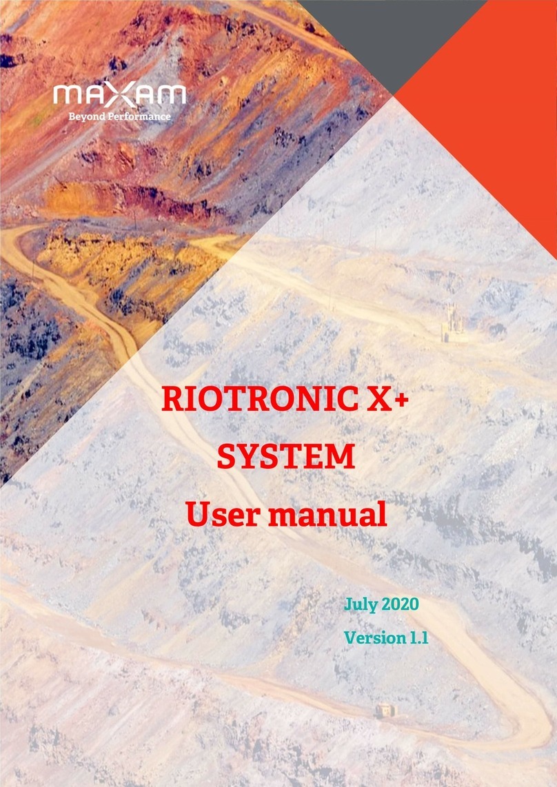 maxam RIOTRONIC X + user manual maxam RIOTRONIC X + user manual