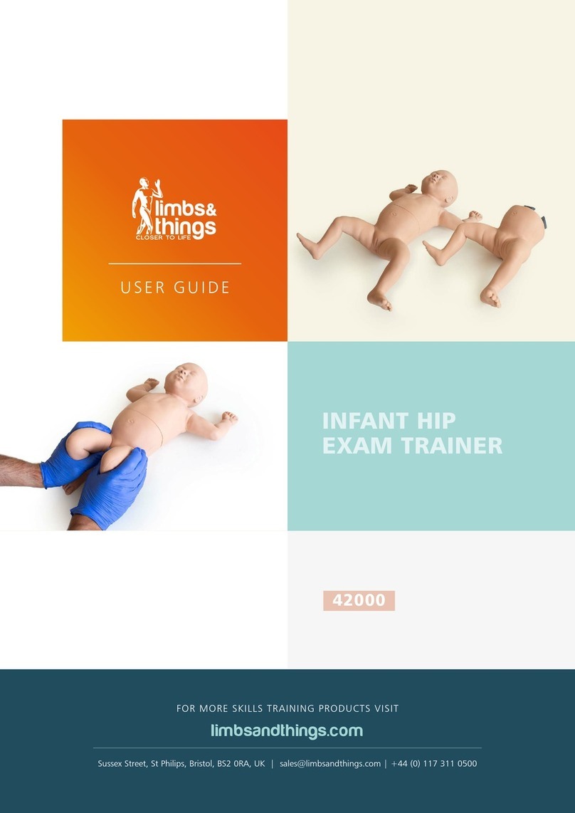 Limbs & Things INFANT HIP EXAM TRAINER User manual