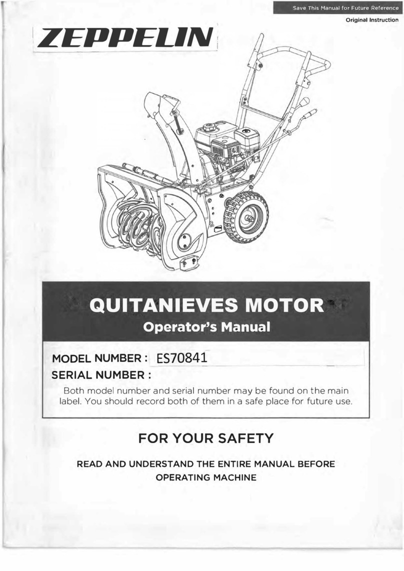 Zeppelin ES70841 Operator's manual Zeppelin ES70841 Operator's manual