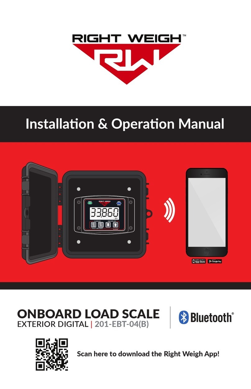 Right Weigh 201-EBT-04B User manual Right Weigh 201-EBT-04B User manual
