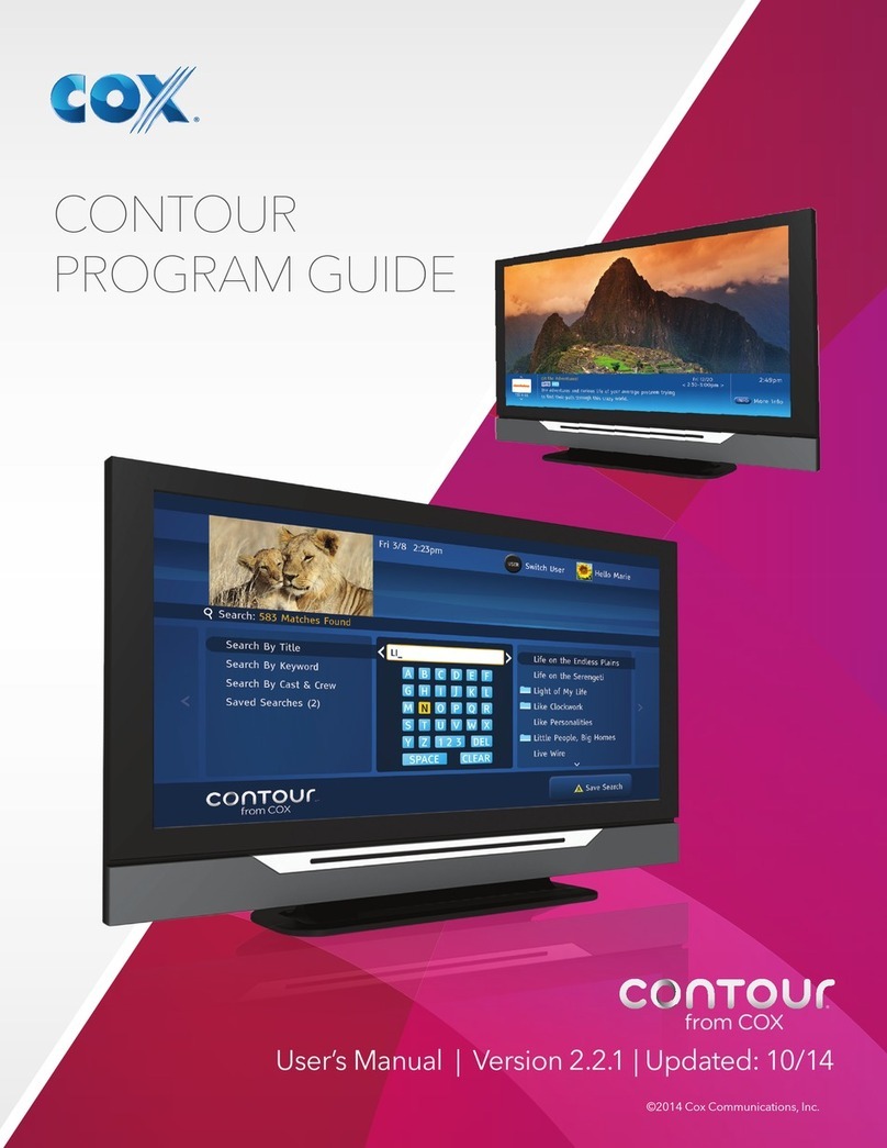 COX Contour User manual