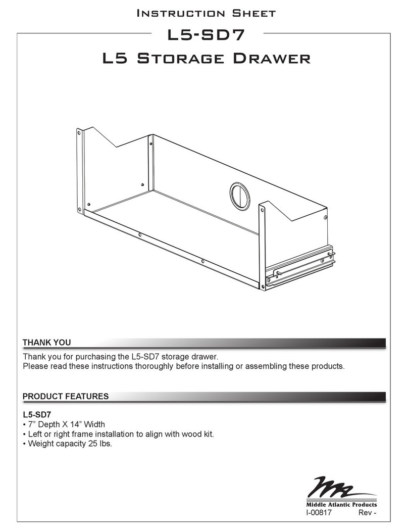 Middle Atlantic Products L5-SD7 User manual