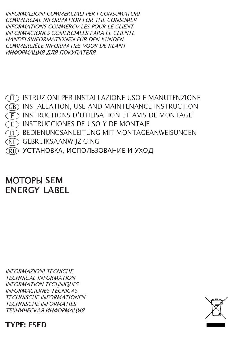 Sirius Satellite Radio SEM1 Installation, Use and Maintenance Instruction