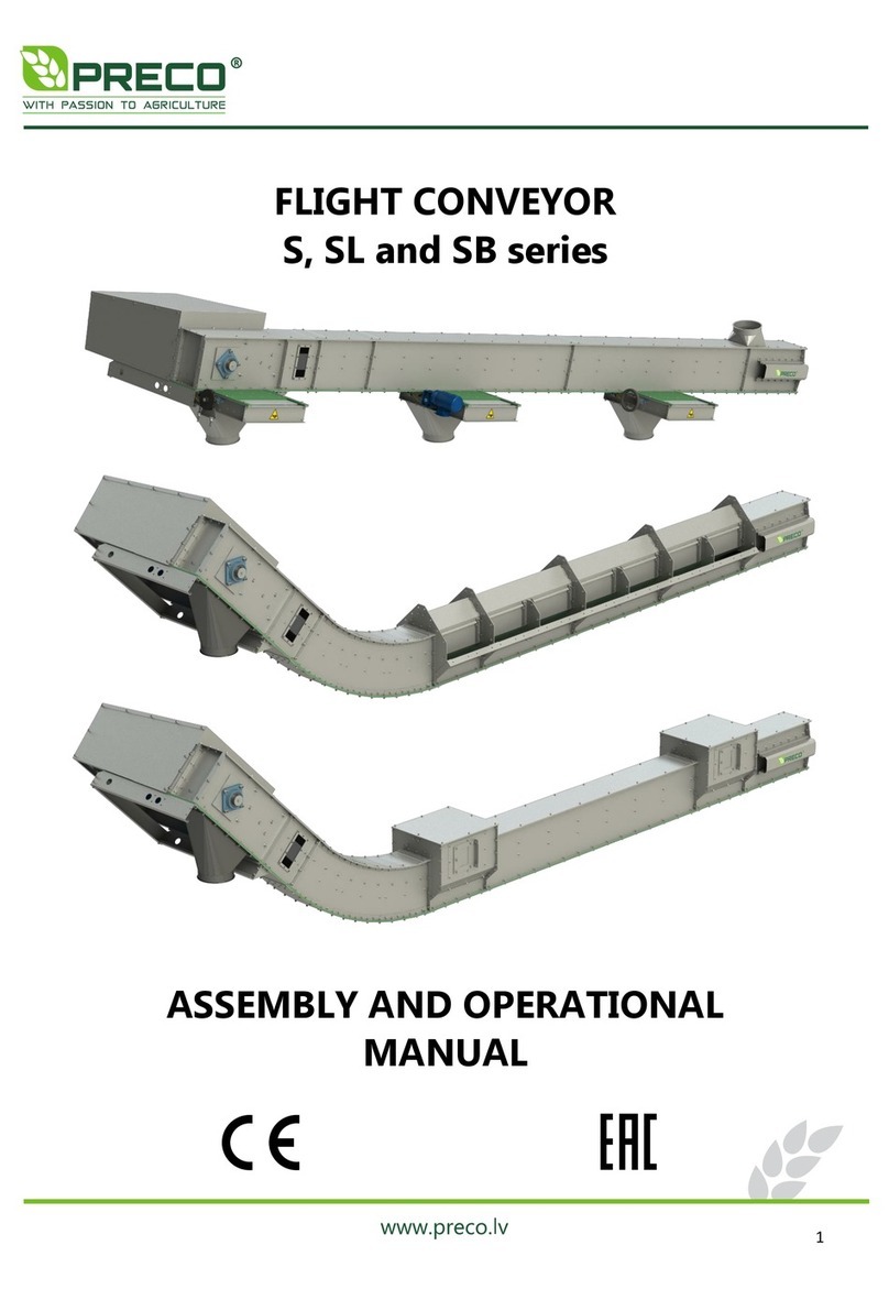 Preco S Series Assembly and operational manual