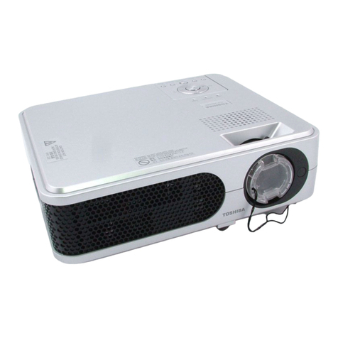 Toshiba TLP-XD2000 - XGA LCD Projector User manual