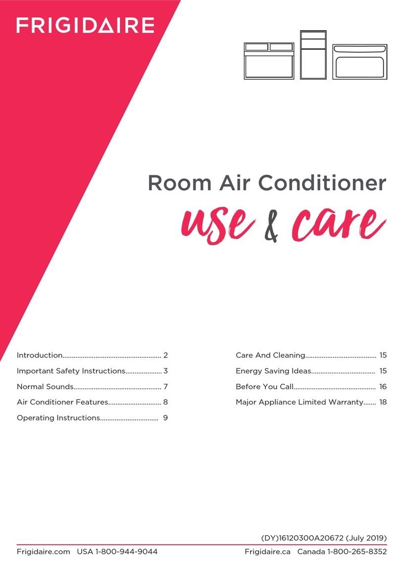 Frigidaire FHTC103WA1 Owner's manual
