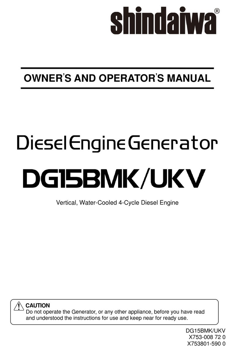 Shindaiwa DG15BMK Owner's and operator's manual Shindaiwa DG15BMK Owner's and operator's manual