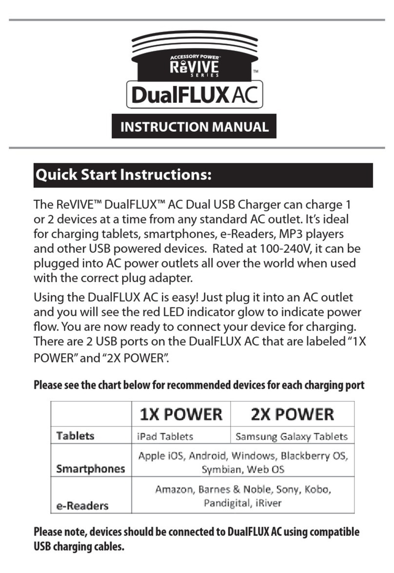 ReVIVE DualFLUX AC instruction manual