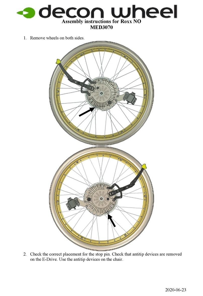 Decon wheel Roxx NO User manual Decon wheel Roxx NO User manual