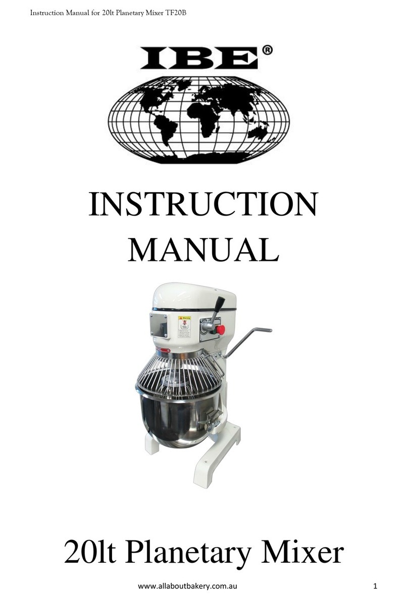 IBE TF20B instruction manual